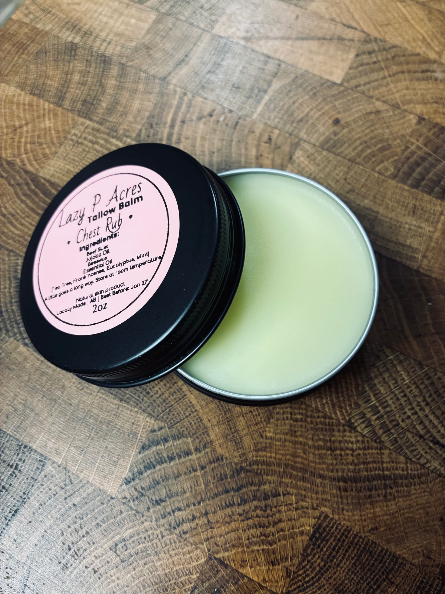 Tallow Chest Rub