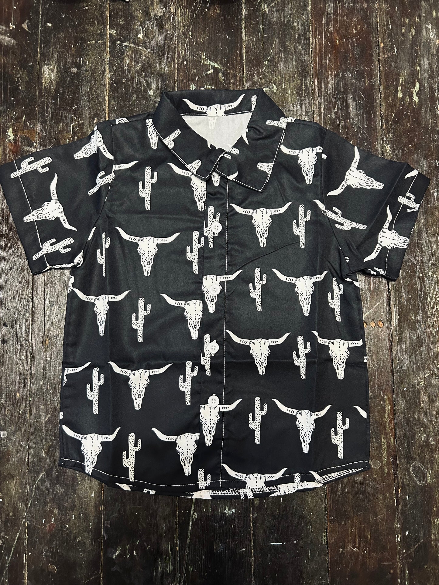 Black Steer Tee