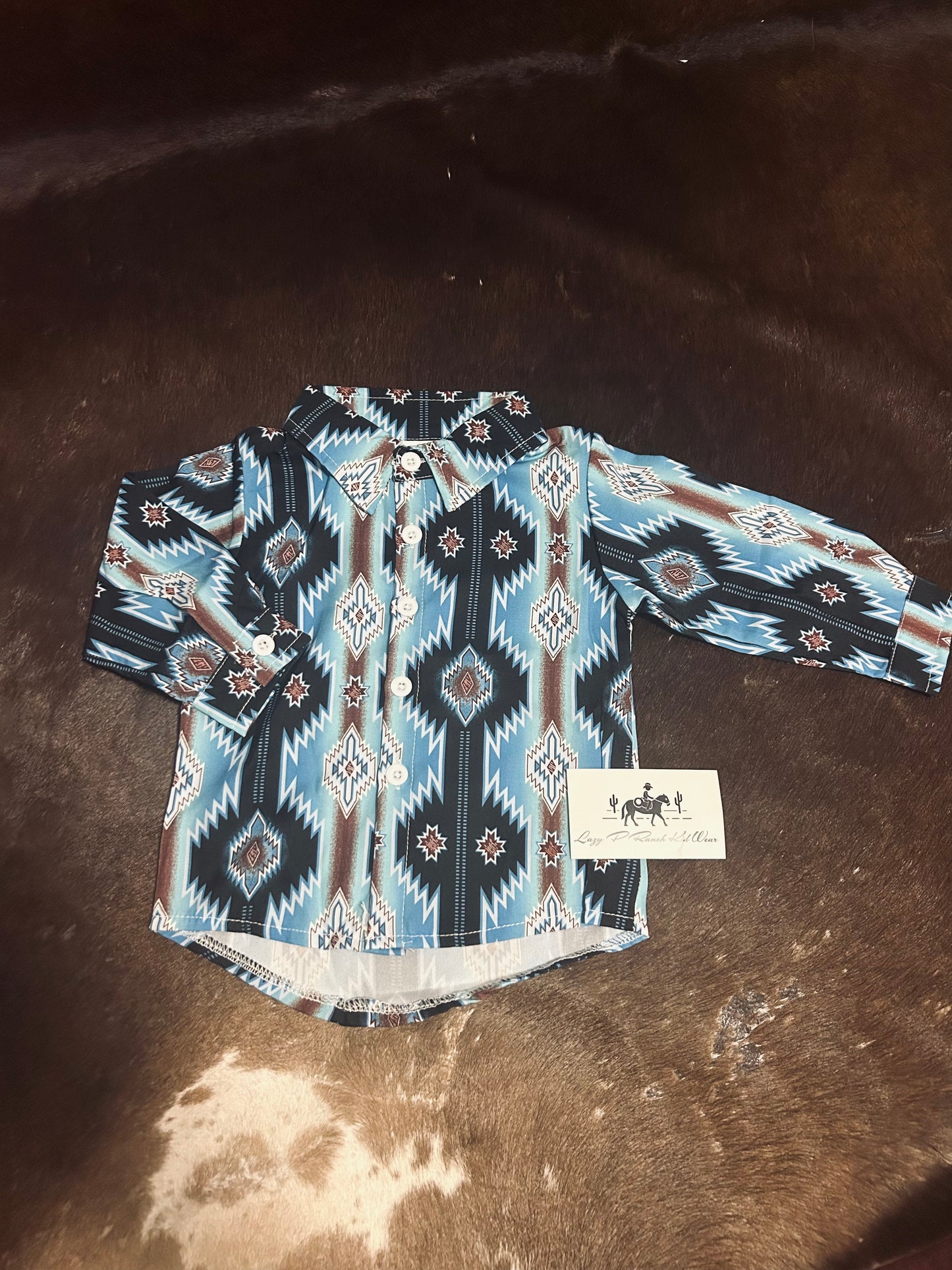 Blue Diamond Western Long Sleeve