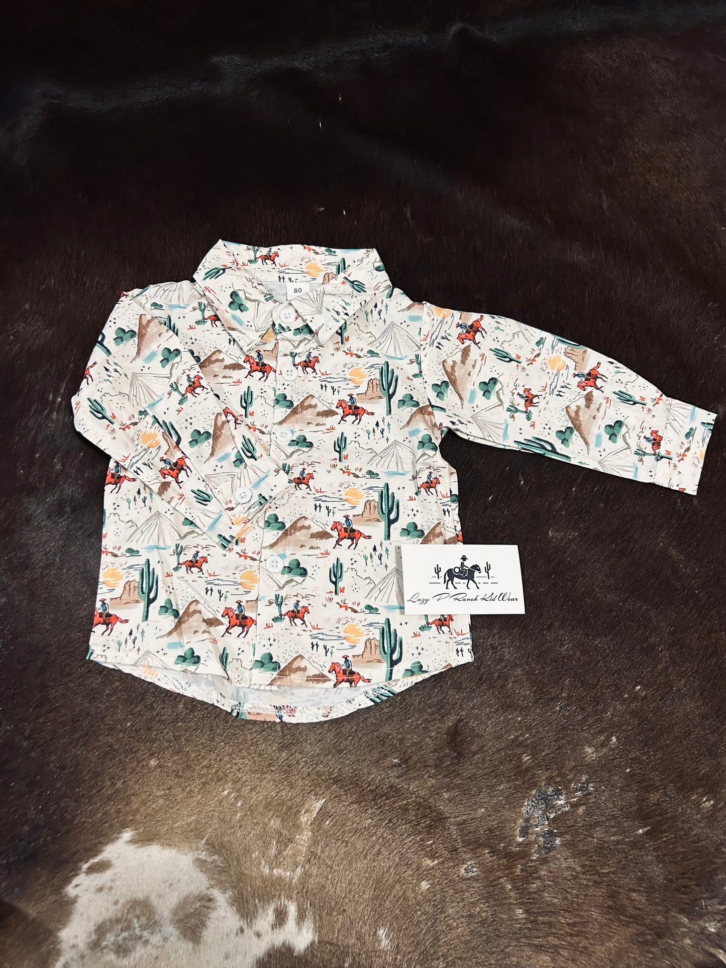 Desert Sun Western Long Sleeve