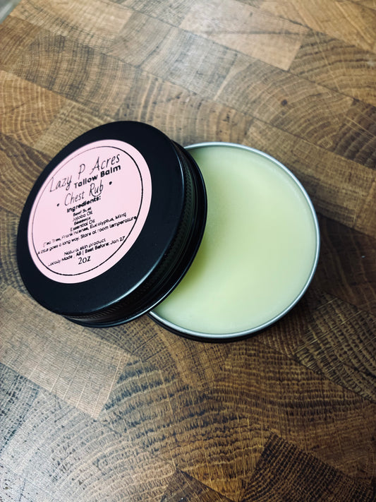 Tallow Chest Rub