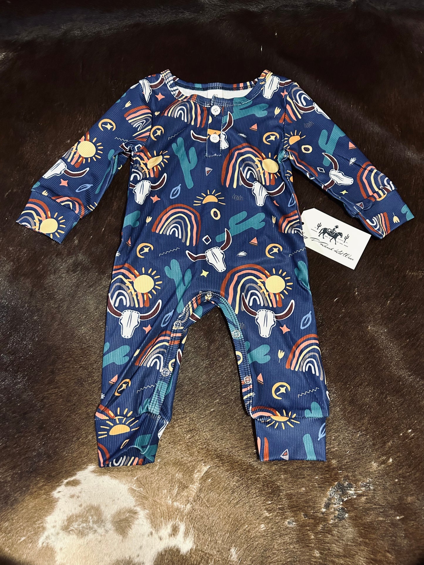 Rainbow Baby Romper