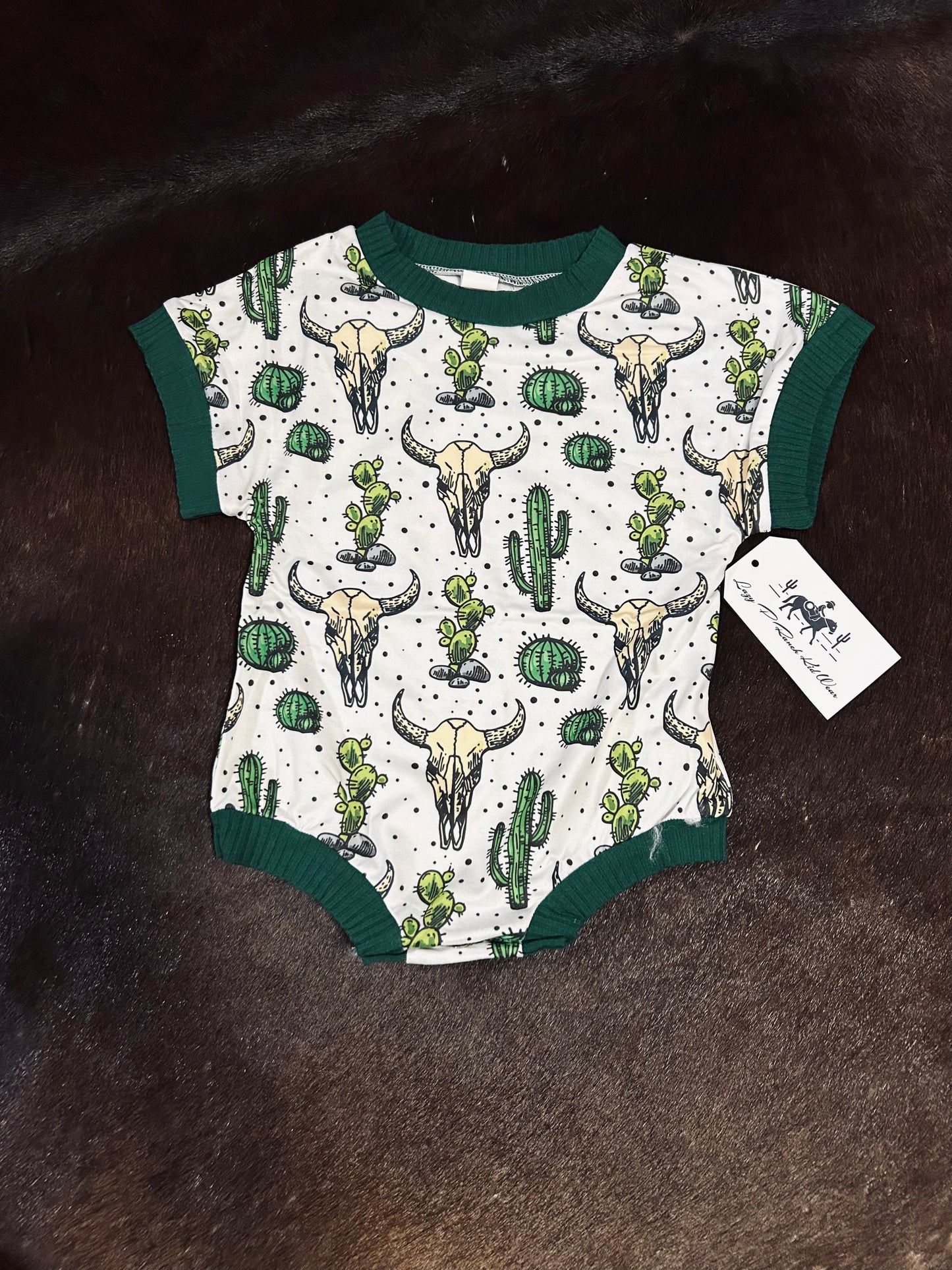 Cactus Bubble Romper