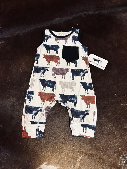 Cow Romper