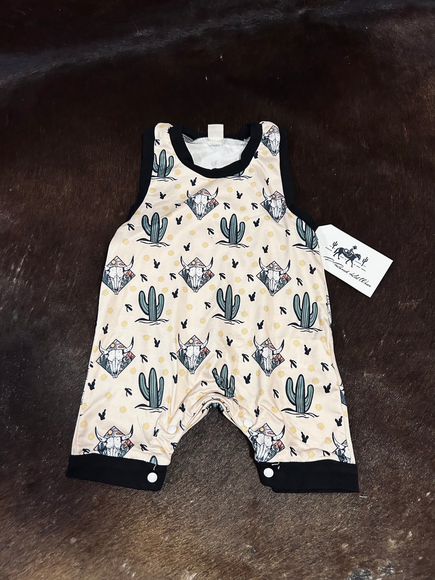 Western Skull Rompers