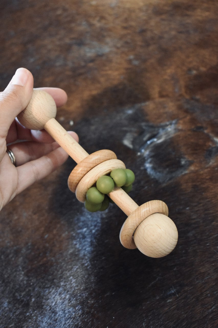 Wooden Rattle Teether