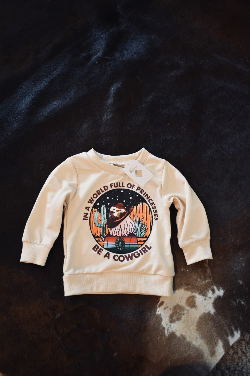 Be A Cowgirl Crew Neck