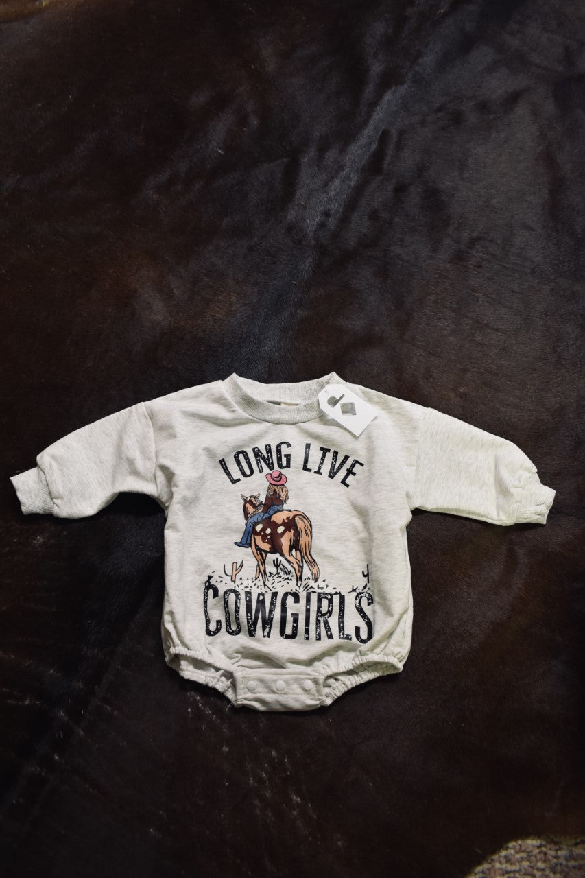 Long Live Cowgirls Bubble Romper