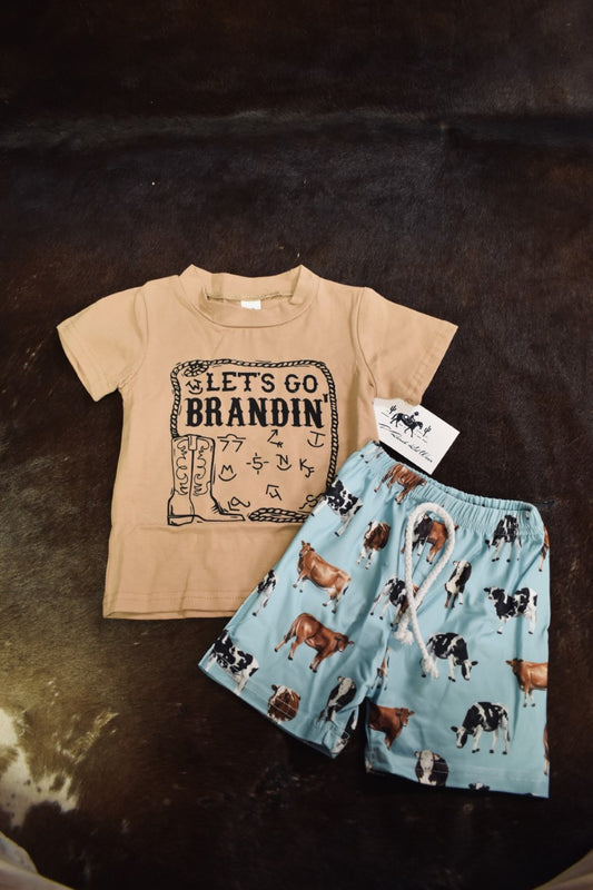 Lets Go Brandin' Short Set