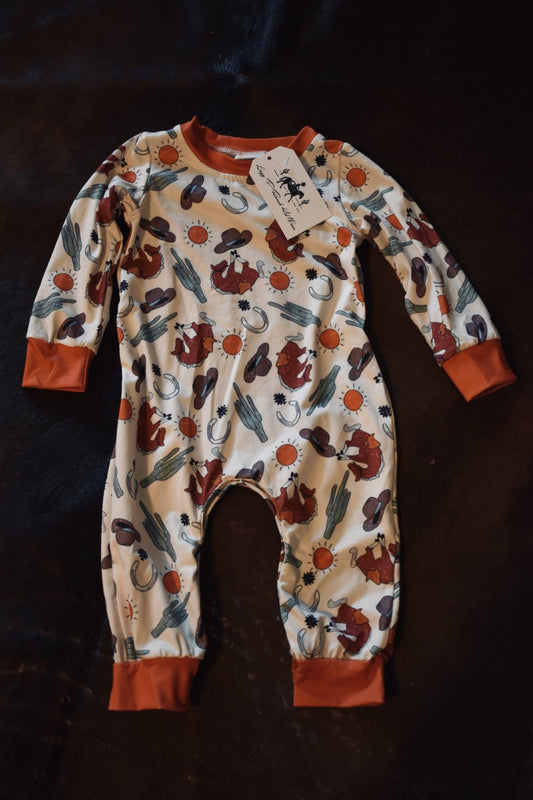 Bucking Horse Romper