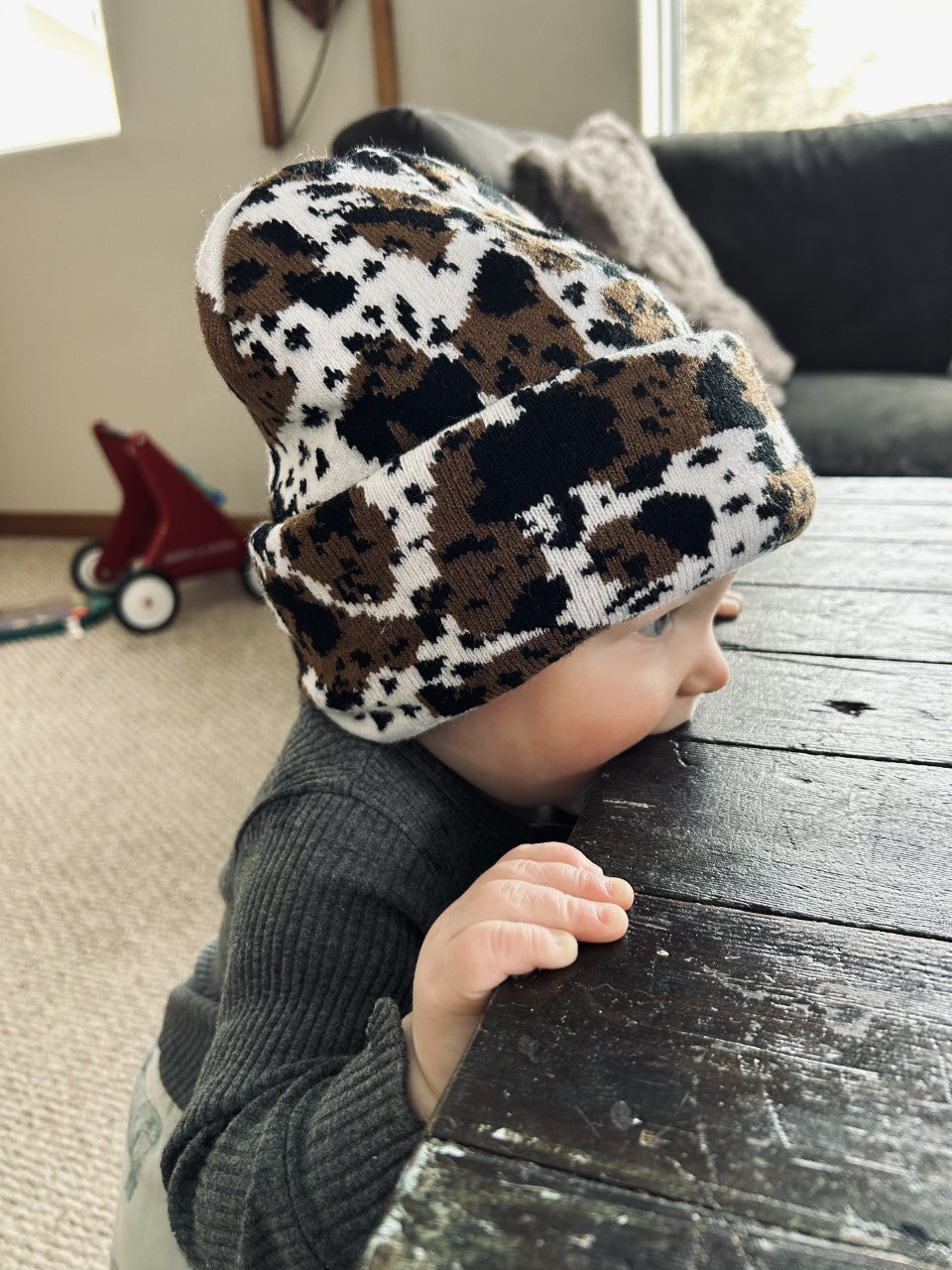 Digital Cowhide Beanie